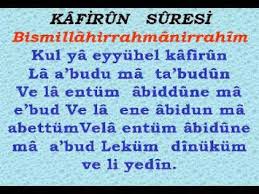 Kafirun Suresi