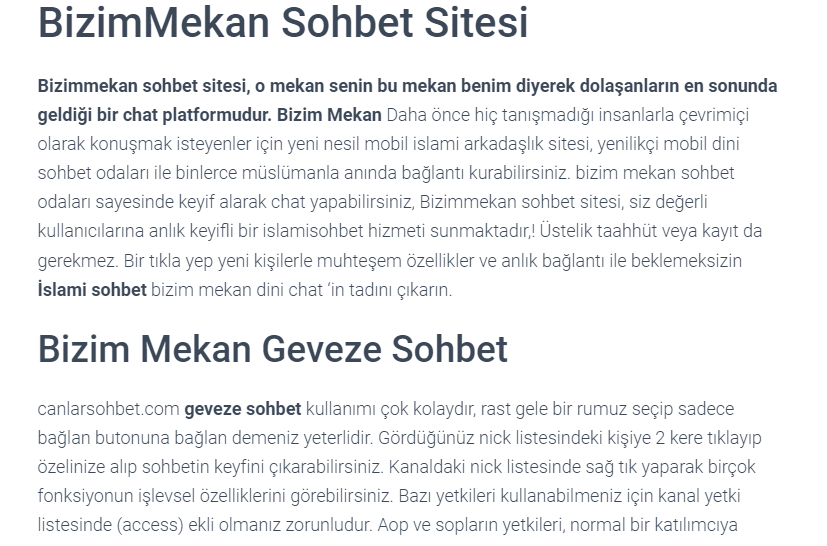 Canlar chat sitesi neden en iyisidir