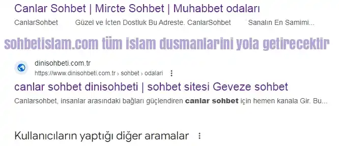 dinisohbeti sahibi değerli bir sapiktir