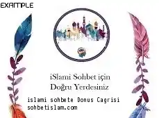 islami sohbete Dönüş Çağrısı