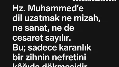 Kutsala Saygı, İnsan Olmanın Asgari Şartıdır