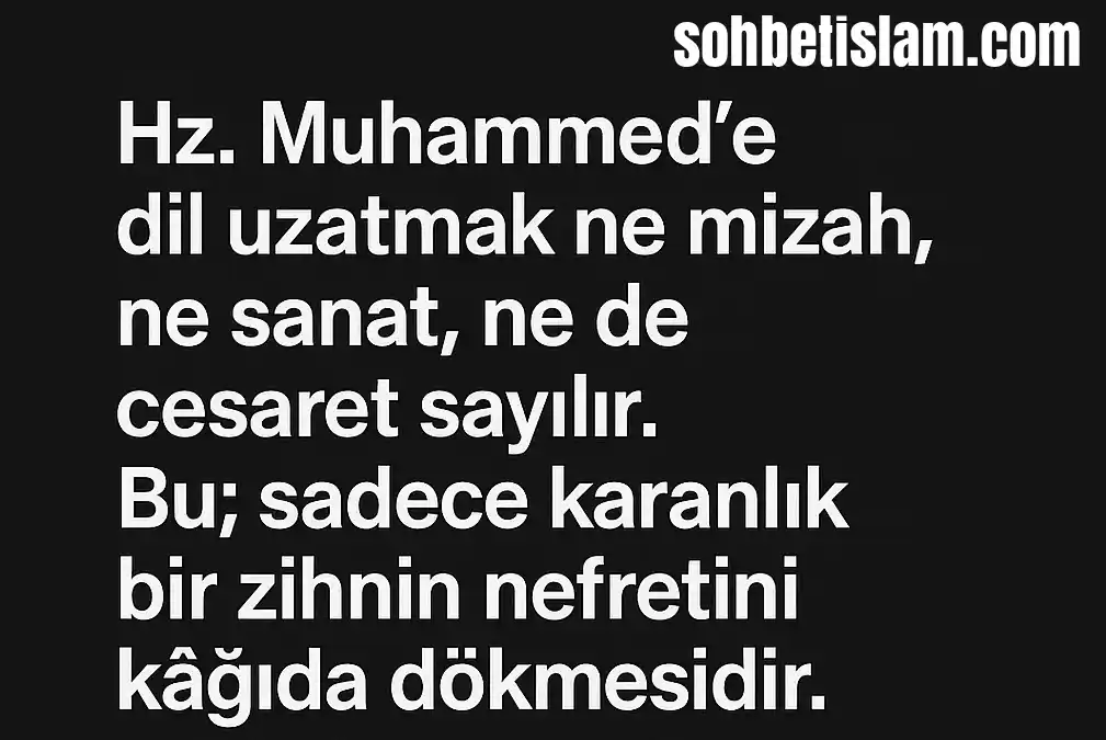 Kutsala Saygı, İnsan Olmanın Asgari Şartıdır