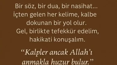 İslami Sözler Kısa