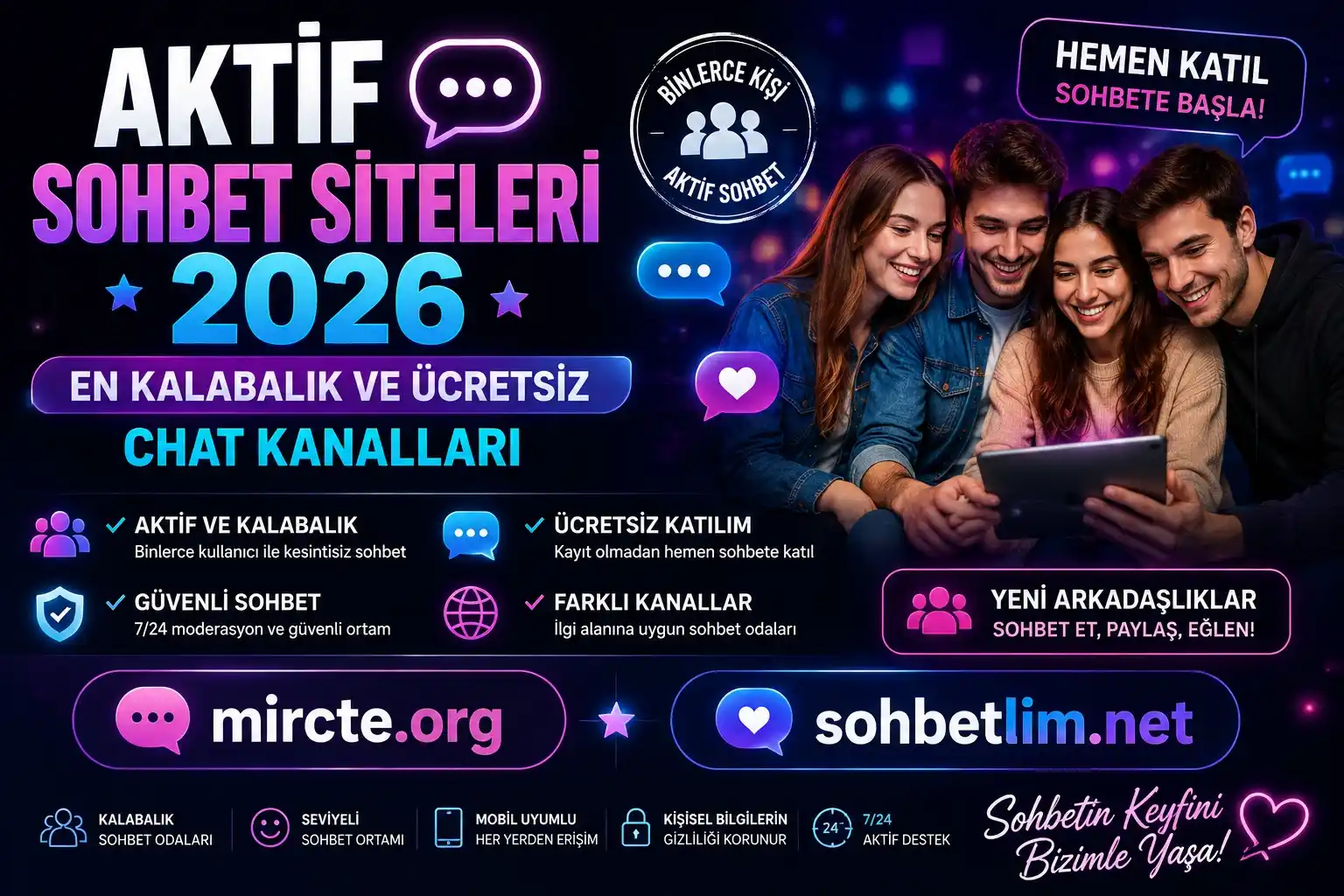 Aktif İslami Sohbet Odaları