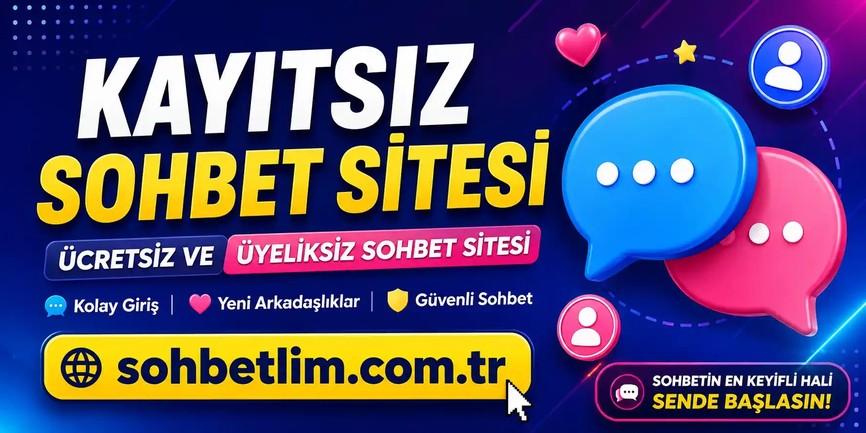 Kayıtsız Sohbet Sitesi